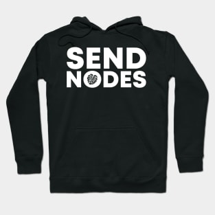 Send Nodes - White Hoodie